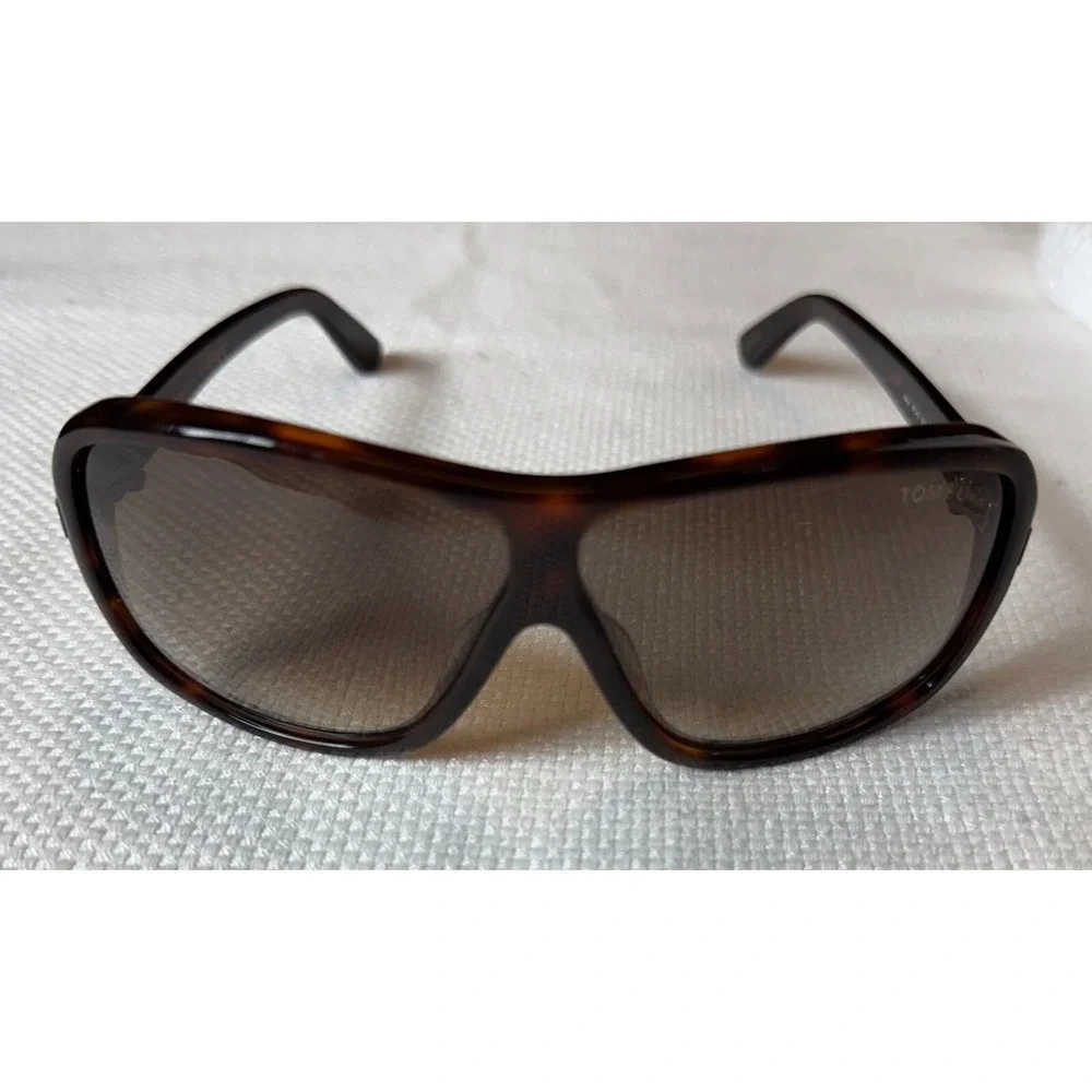 Tom Ford TF242‎ 52F 63-7-130 Black Smoke Authentic Sunglasses Rare Frames Only